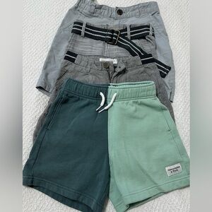 Boys shorts lot 4 pc Zara, Abercrombie , Target Size 6-8 yrs